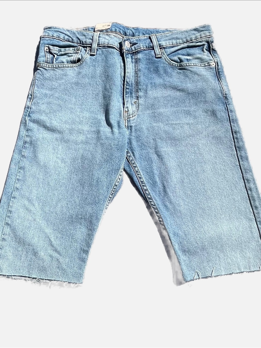 Levi's 511 Light Blue Denim Cutoff Jean Shorts W 33